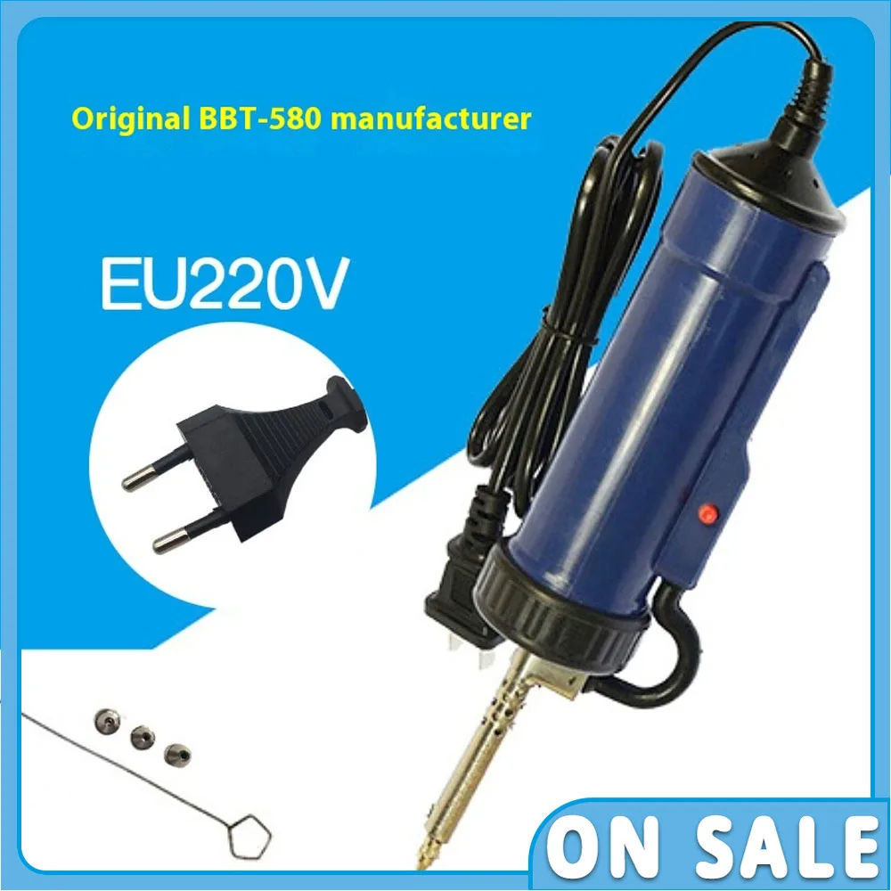 

220V 30W with 3Soldering Suction Tips ,Portable Electric Solder Tin Sucker,Vacuum Soldering Remove Pump With Desoldering Nozzles