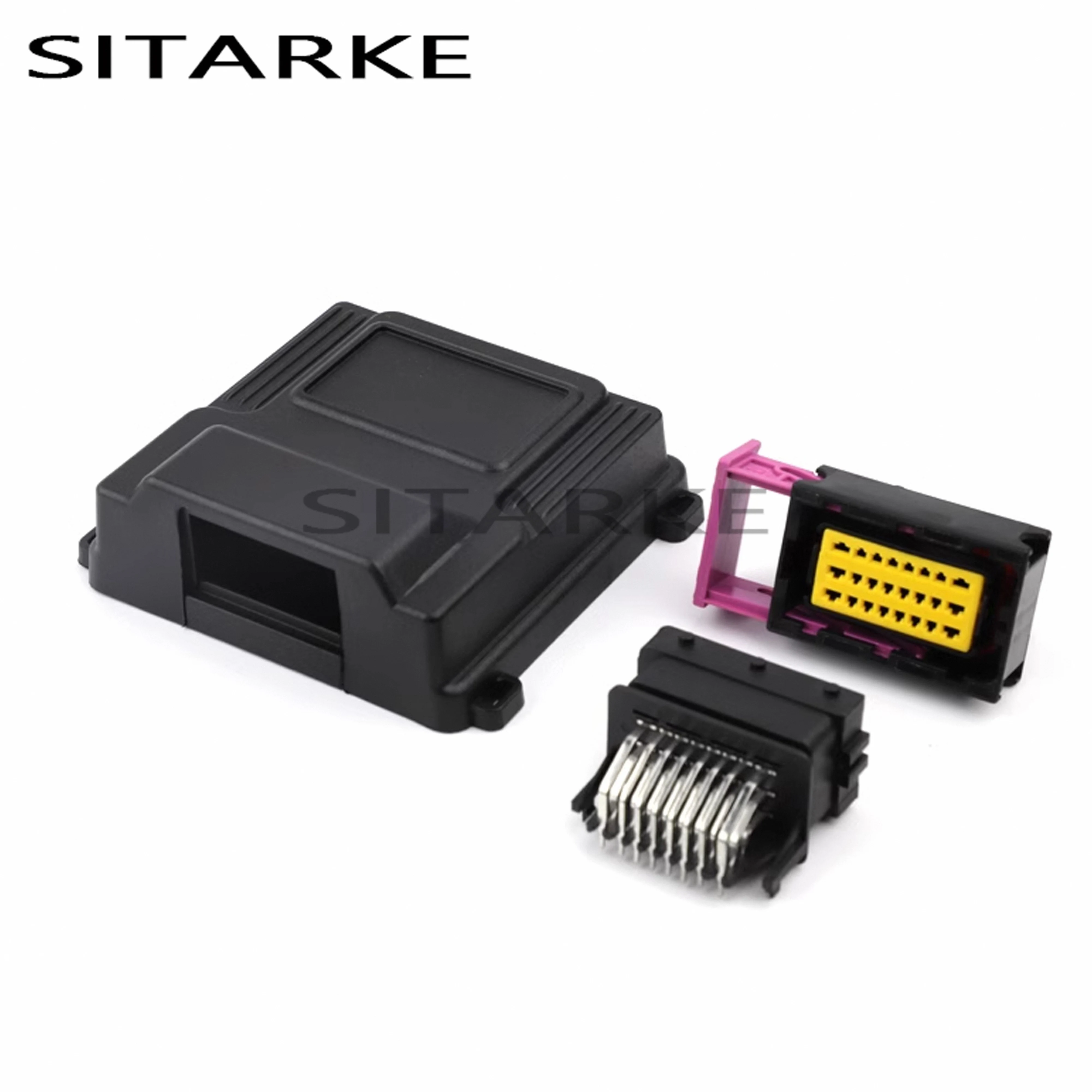 1 Set 24 Pin ECU Automotive Plastic Enclosure Box Case Kit Motor Car LPG CNG Conversion ECU Controller With Auto Connectors - Image 3