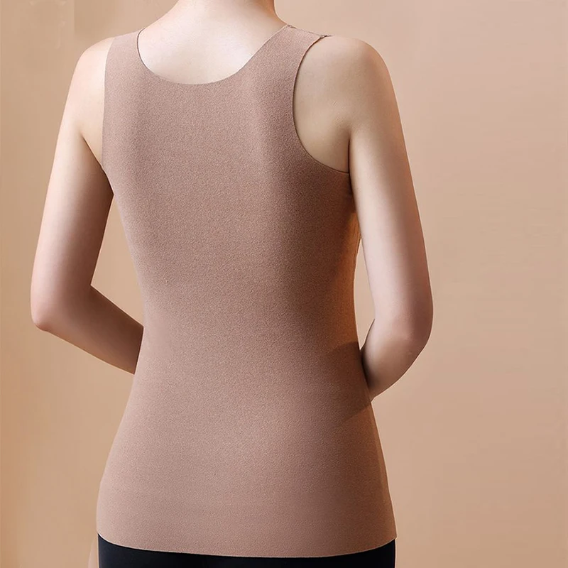 Thermal Underwear Plus Size Vest Thermo Lingerie Women Winter Clothing Warm Top Inner Wear Thermal Shirt Undershirt Intimate