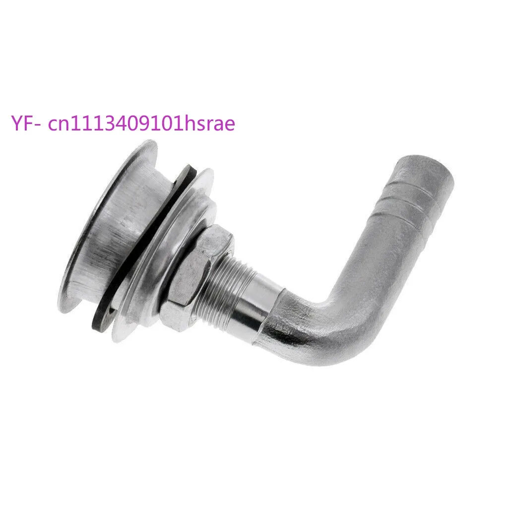 5/8 Inch Stainless Steel Thin Elbow Ventilation Port 90 Degree Marine Yacht RV Fuel Water Tank Vent Hardware Accessories