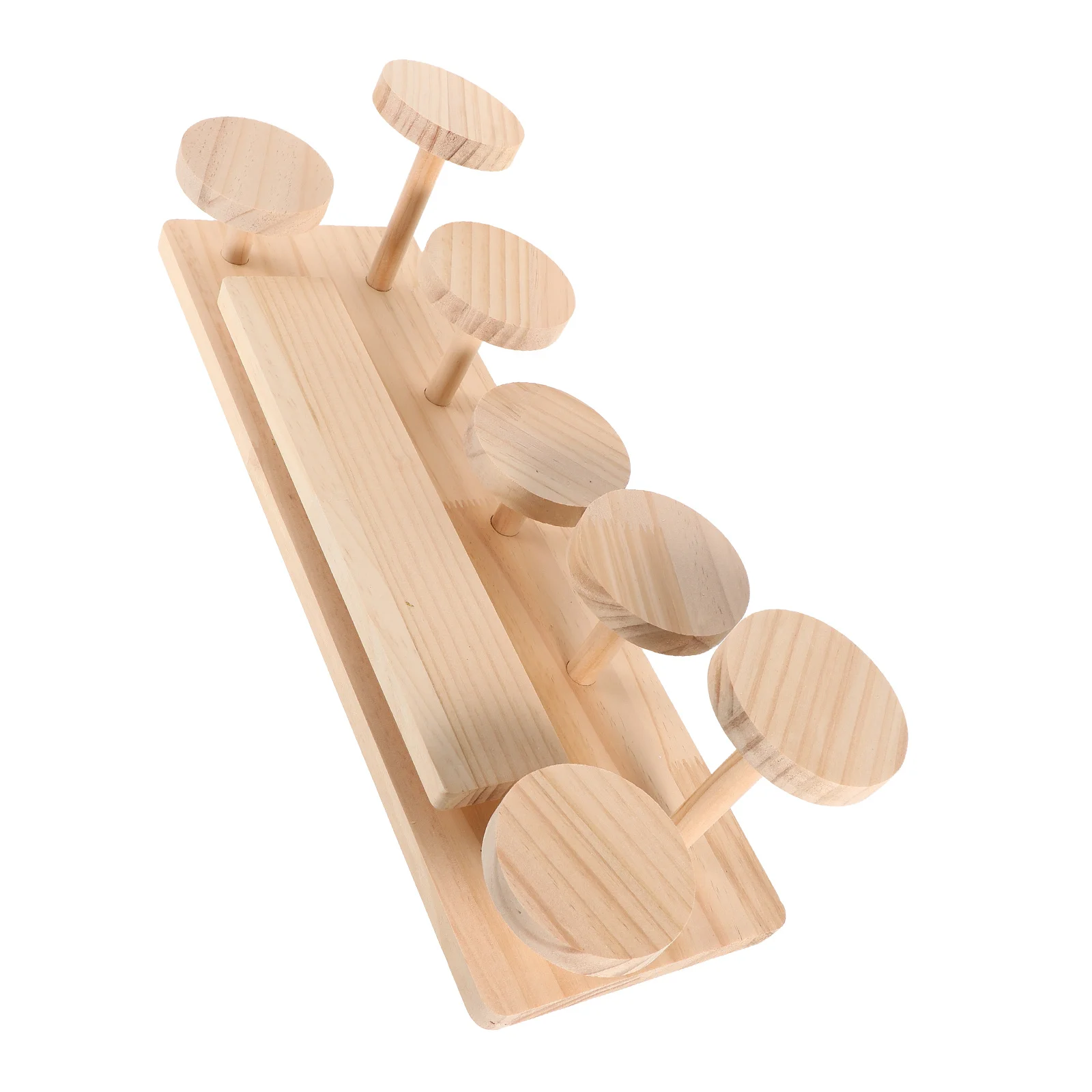 

Multi-Function Wooden Perfume Display Stand Cosmetics Organizer Makeup Holder Display Rack Desktop Storage Shelf