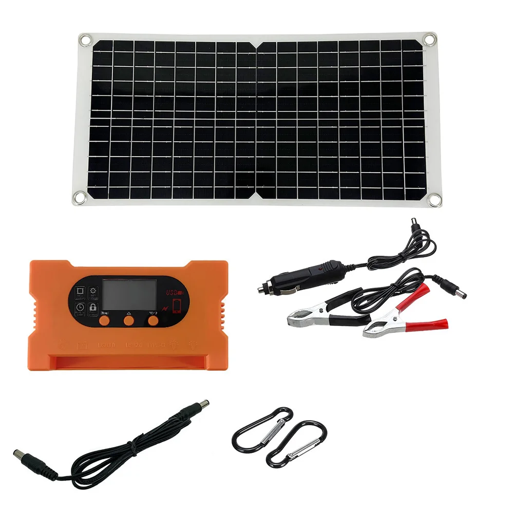 

Portable Power Solution 17W 18V Controller Camping Charging 415*200*2.5mm Compact Solar Energy Equipment Battery