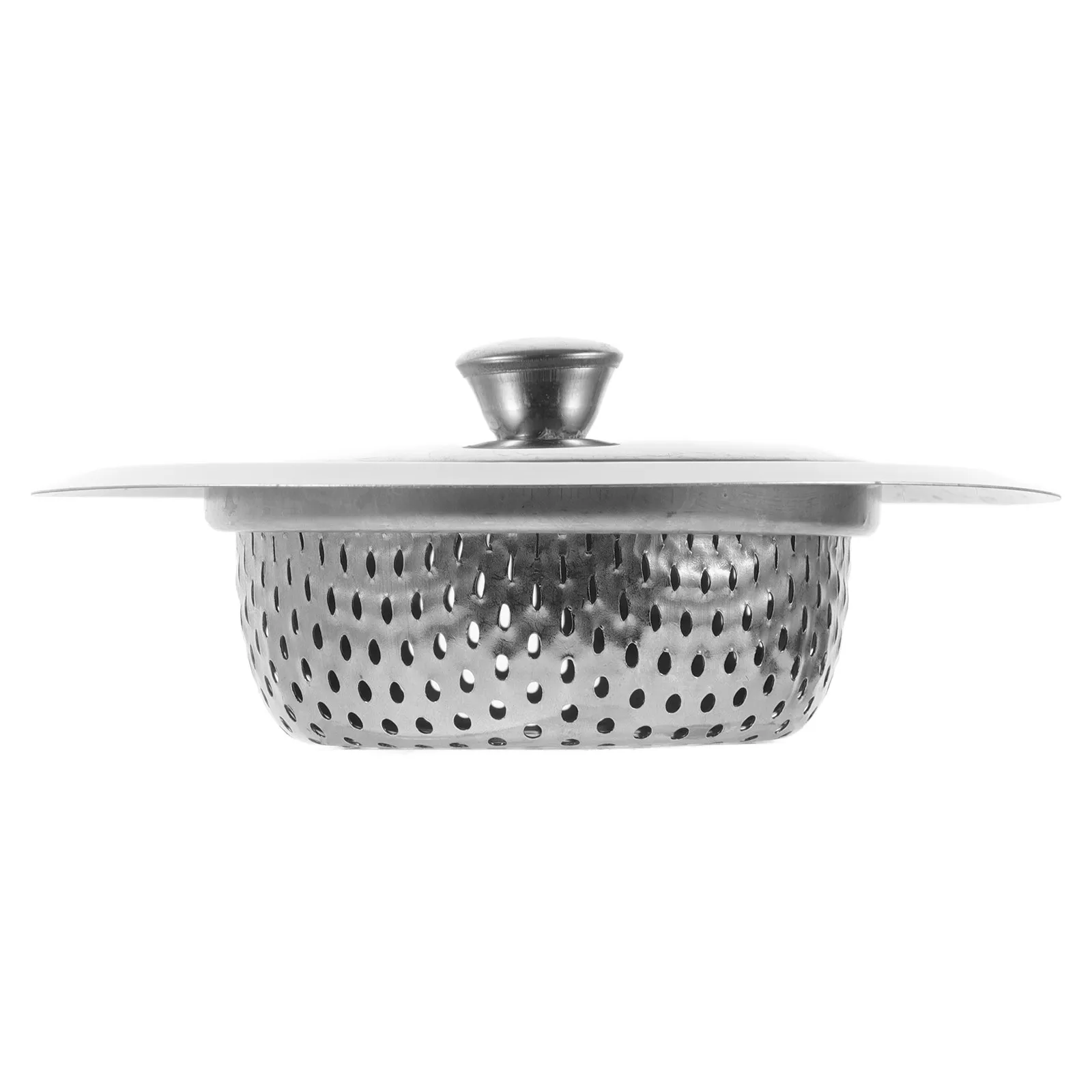 Stainless Steel Sink Strainer for Kitchen Drain Fine Mesh Hair Catcher Food Debris Filter Smooth Edge Anti-Clog Draining Basket