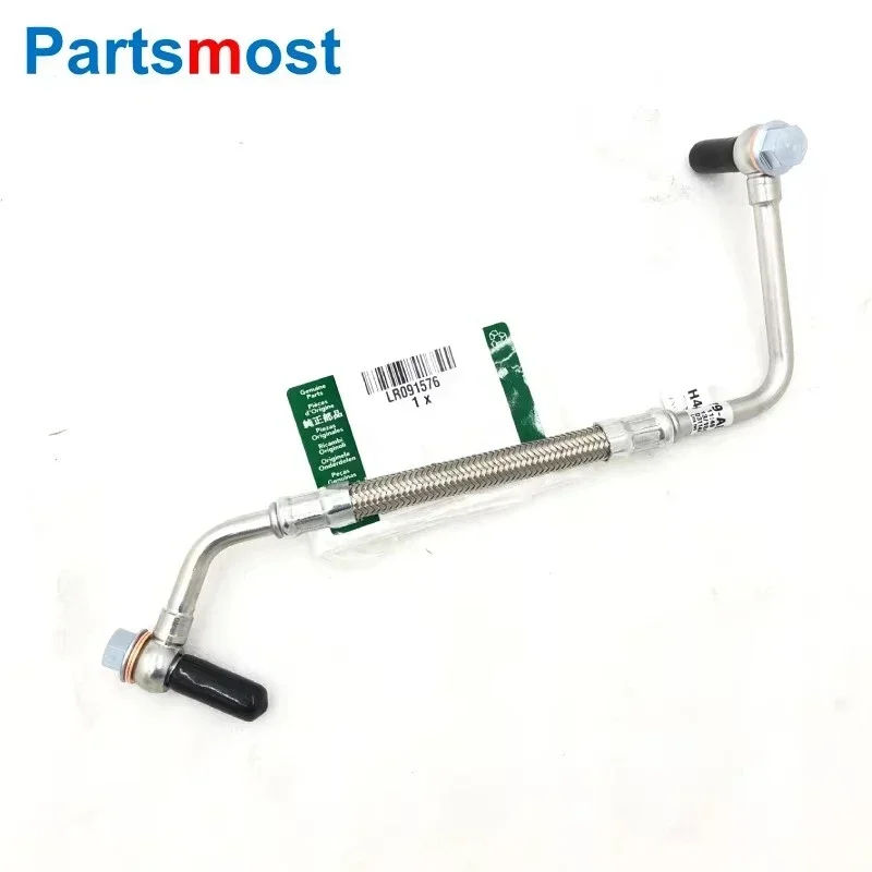 Lr091576 jde38786 2.0t gasolina aj200p turbocompressor tubo de óleo entrada para land range rover 13- rr sport 14- descoberta 5 velar jaguar