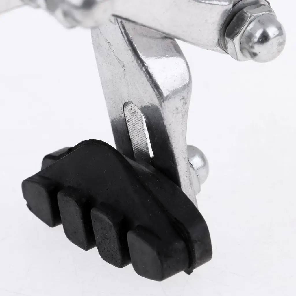 Durable Alloy Side Pull Bicycle Caliper Adjustable Dual Pivot Brake Set for BMX Road Bike Spare Parts