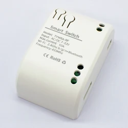 Universal Wifi Smart Switch Modul 1CH 7-32V 12V RF 433 Empfänger 10A Relais Arbeit mit Alexa google Hause, tuya Smart Leben Control