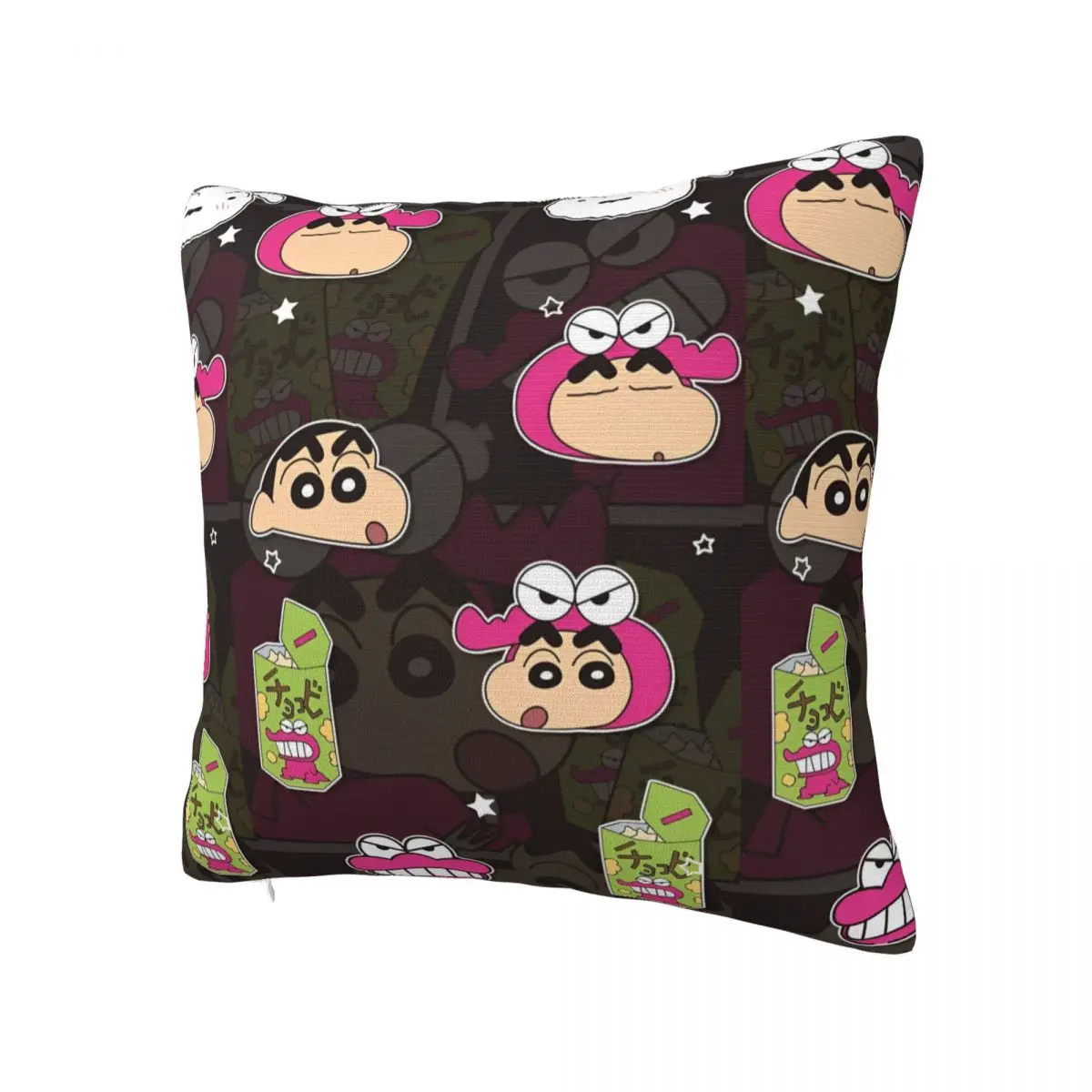 Cute Crayon Shin-chan Chocobi Cookie Pillowcase Printing Polyester Cushion Cover Japanese Anime Throw Pillow Case Cover Home