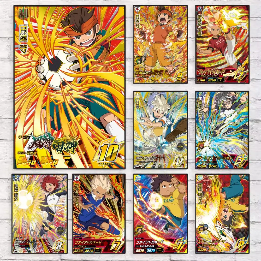 

Anime i-Inazuma E-Eleven Poster Wall Art Sticky for Living Room Bedroom Office Hallway Bar Home Decor Gift Idea