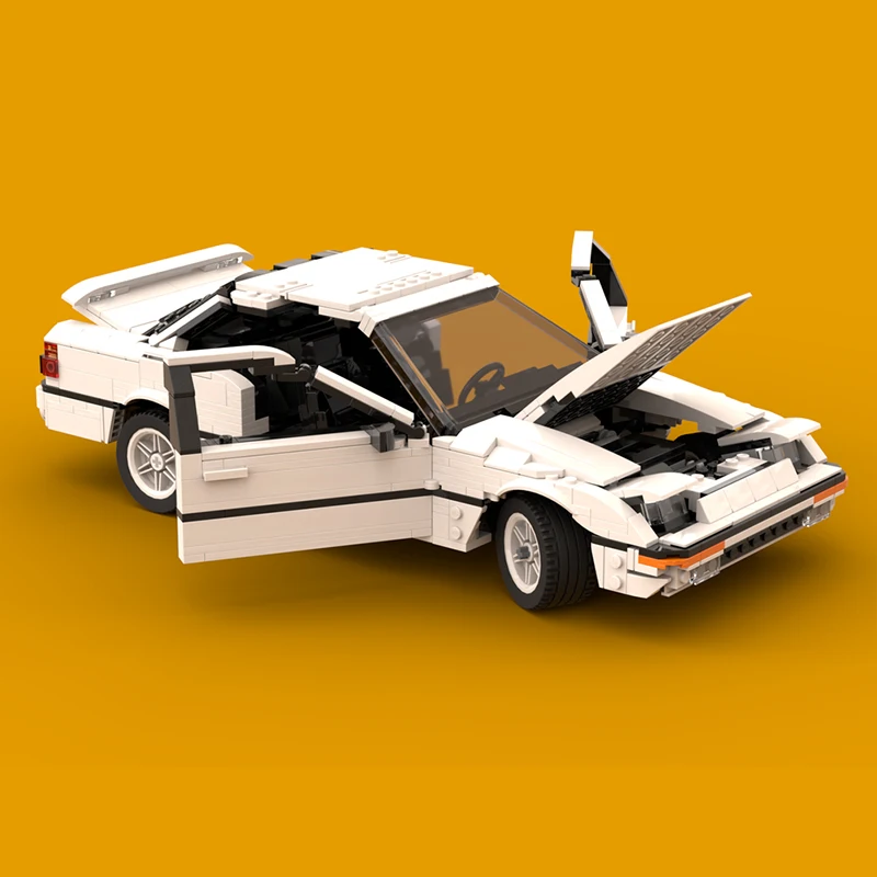1018 قطعة MOC-239501 Prelude Si 1988 سيارة ريترو التقنية مركبة مدينة سرعة أبطال نموذج اللبنات الطوب لعبة الكبار هدية