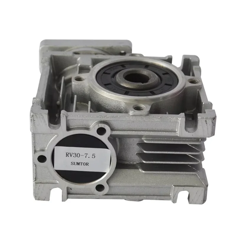 2pcs Reduction Gearbox RV30 Worm Gear Box for Nema 23 Stepper Motor Vertical Output 1:40 10 30 Ratio Gearbox