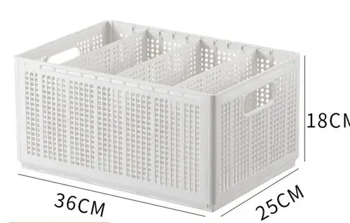 Foldable Clothes Storage Box for Wardrobe Closet, Underwear Organizer Drawer Dividers, Space-Saving Jeans Container - Image 10