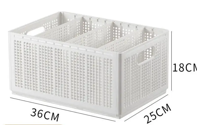 Foldable Clothes Storage Box for Wardrobe Closet, Underwear Organizer Drawer Dividers, Space-Saving Jeans Container - Image 10