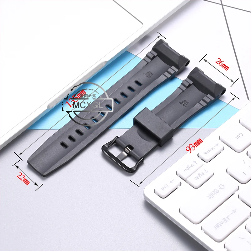 Resin Strap Suitable for Casio  GST-B100 GST-210 GST-W300 Men's Sports Waterproof Silicone Watch Band Bracelet