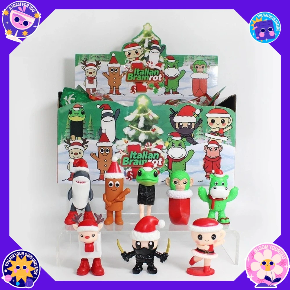 New Christmas GIFT 12 Shanhaijing Blind Bag Decoration Ornaments Gifts Christmas Q-version Shanhaijing Blind Box Figurine Series