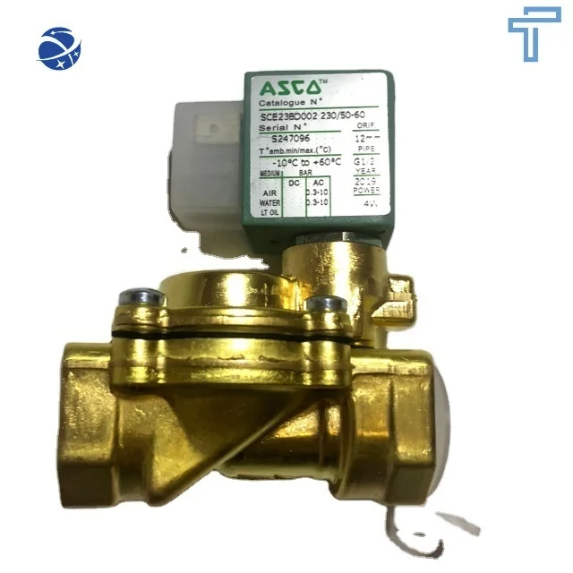 

ASCO G1/2 230V Series 238 Two Way Valves for Automatic ControL SCE238D002 Solenoid Valves