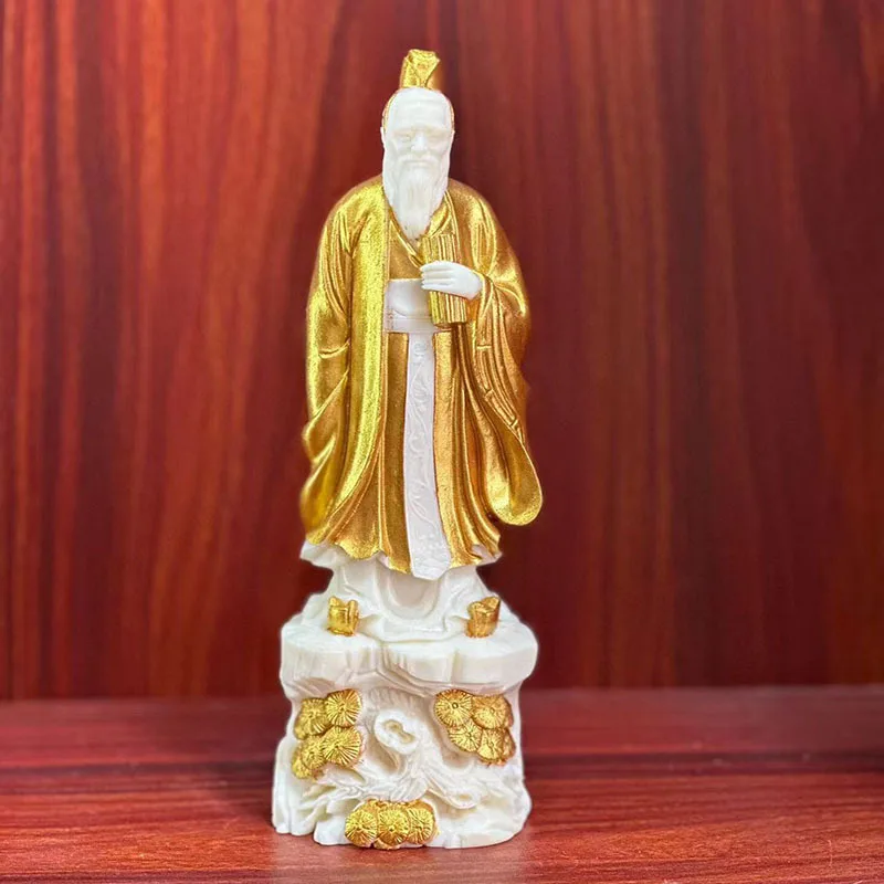 

Ivory Nut Confucius Ornaments Crafts Confucius Portrait Souvenir Teacher Study Study Sculpture Decoration