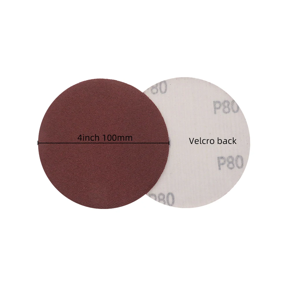 4inch Sanding Disc Set 100mm Hook and Loop Drill Sandpaper Backing Pad with M10 Drill Adapter For Polishing Cleaning Rotary Tool