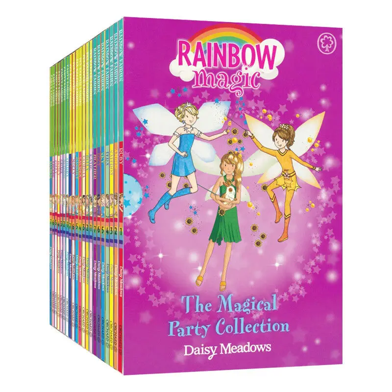 

21Pcs/Set Rainbow Magic English Graded Reading Level 1-3 Children Interesting Storybook Girls Picture Book