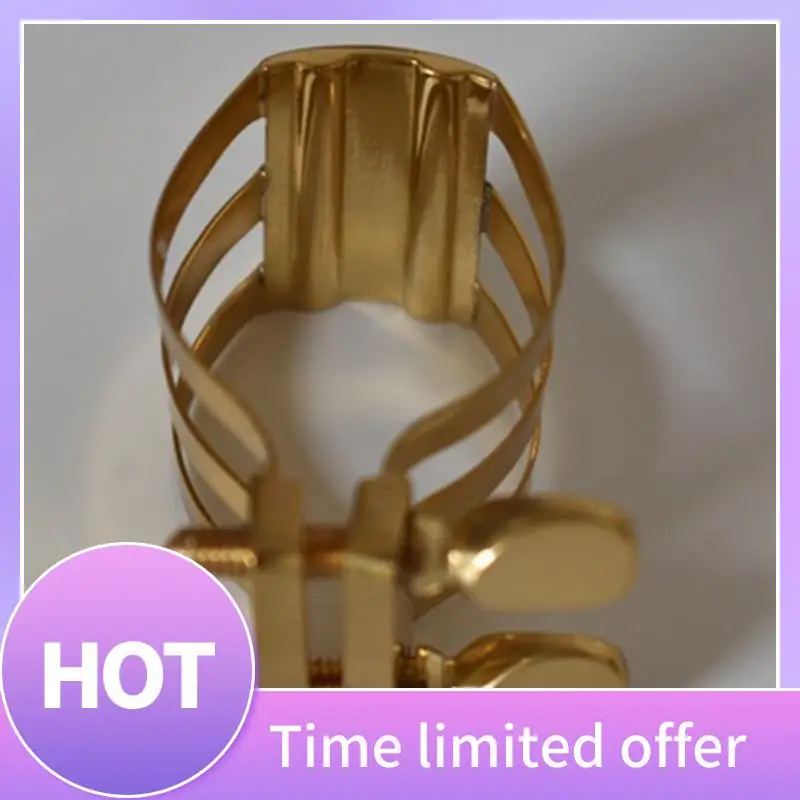 ABXI ألتو ساكسفون المعبرة المشبك ريد كليب ملحقات الآلات الموسيقية لألتو ساكسفون ضمد