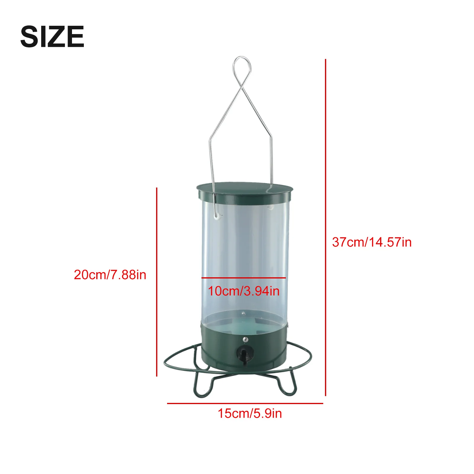 

New Hot Squirrel-Proof Wild Bird Feeder - Portable Bird Feeder For Garden Yard