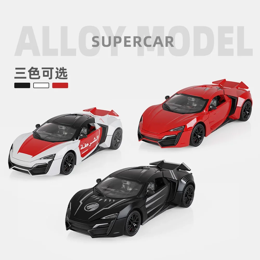 1:32 Hypersport Mustang W1 X5M Supercar Alloy Car Diecasts Vehicles Car Model Collection Gifts