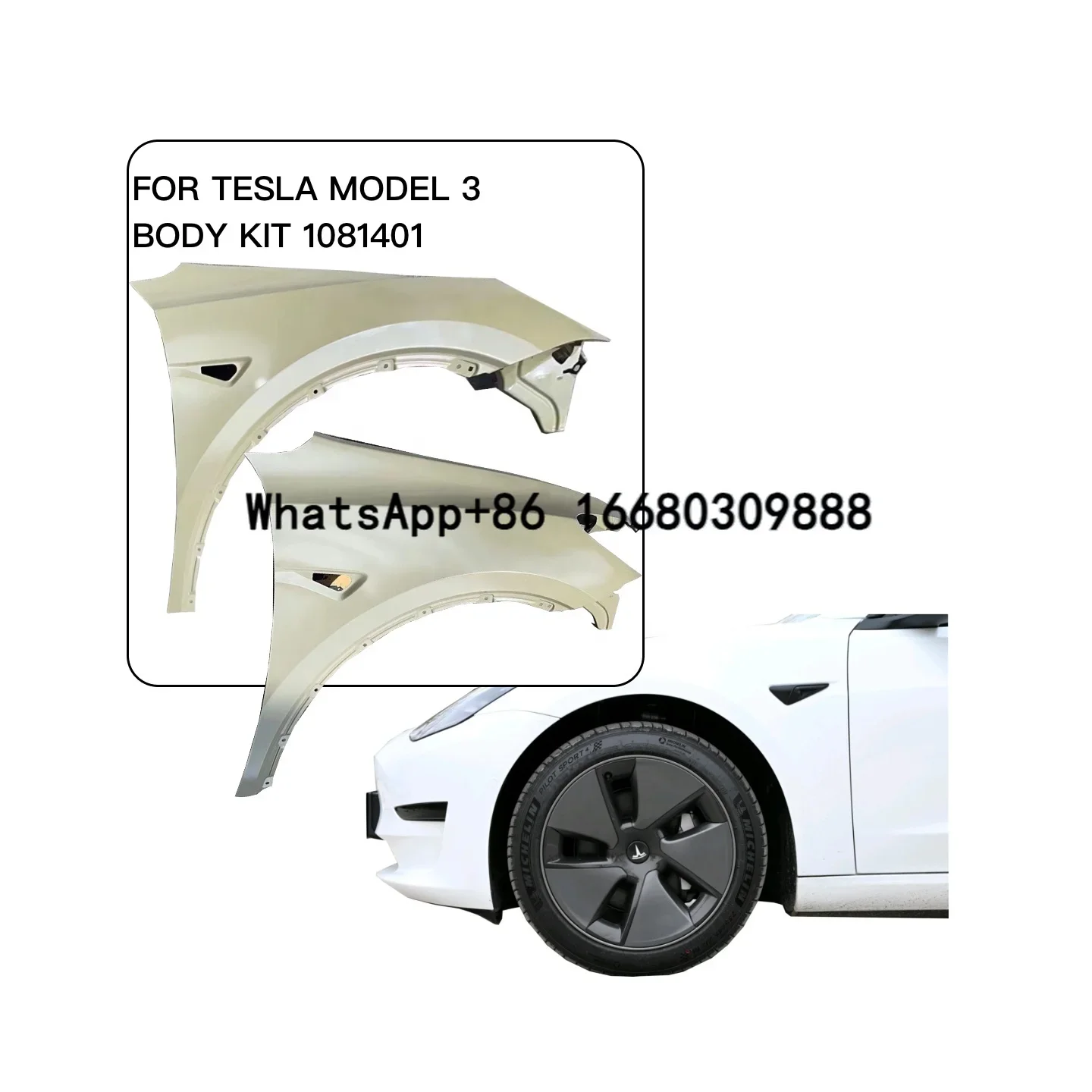 High Quality Custom Suitable For Model 3 Front Auto Parts 1081401/1081400