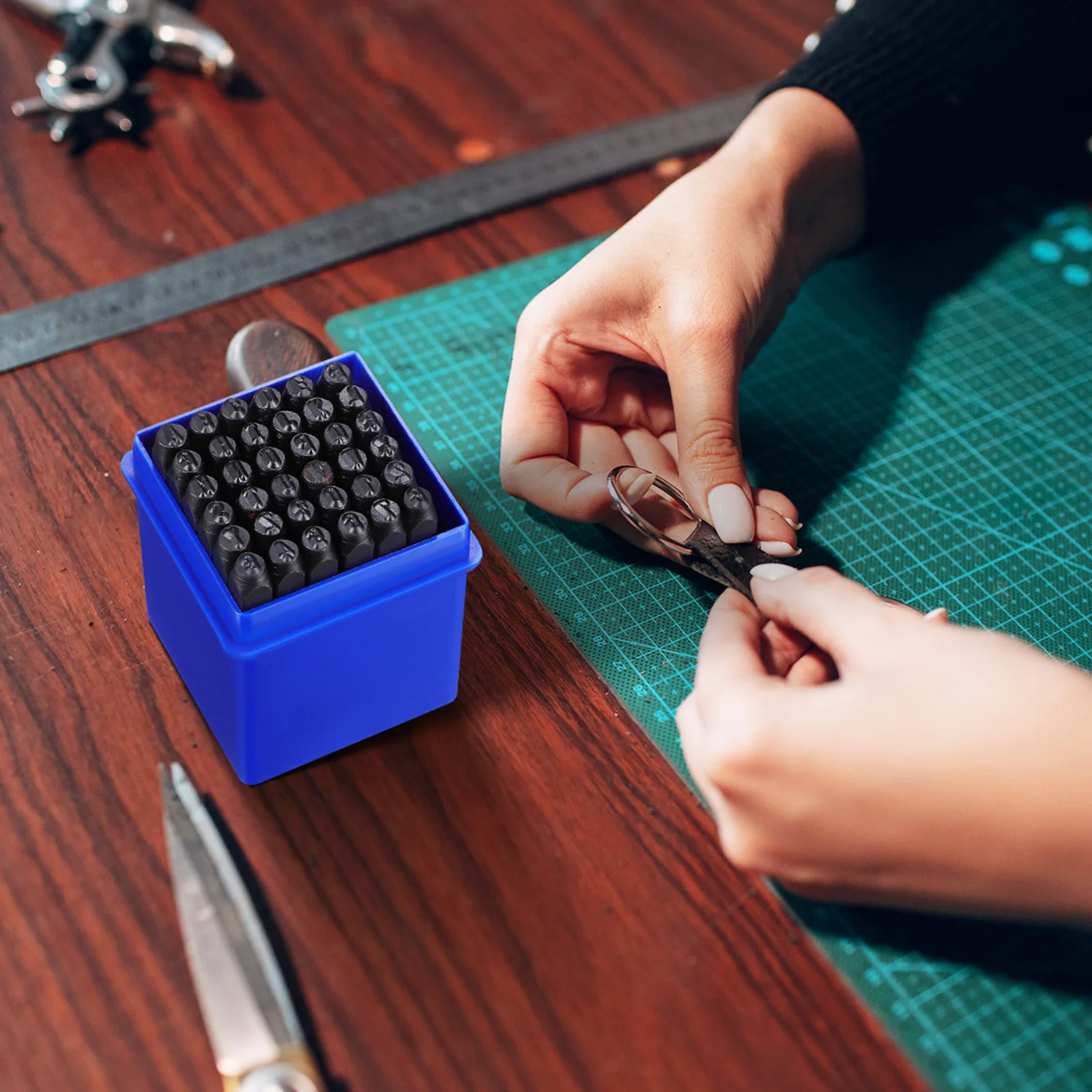 

1 3Mm High Precision Letter Number Stamping Tools For Metal Plastic Paper Engraving Diy Crafts Number Set Steel Punch Set Metal