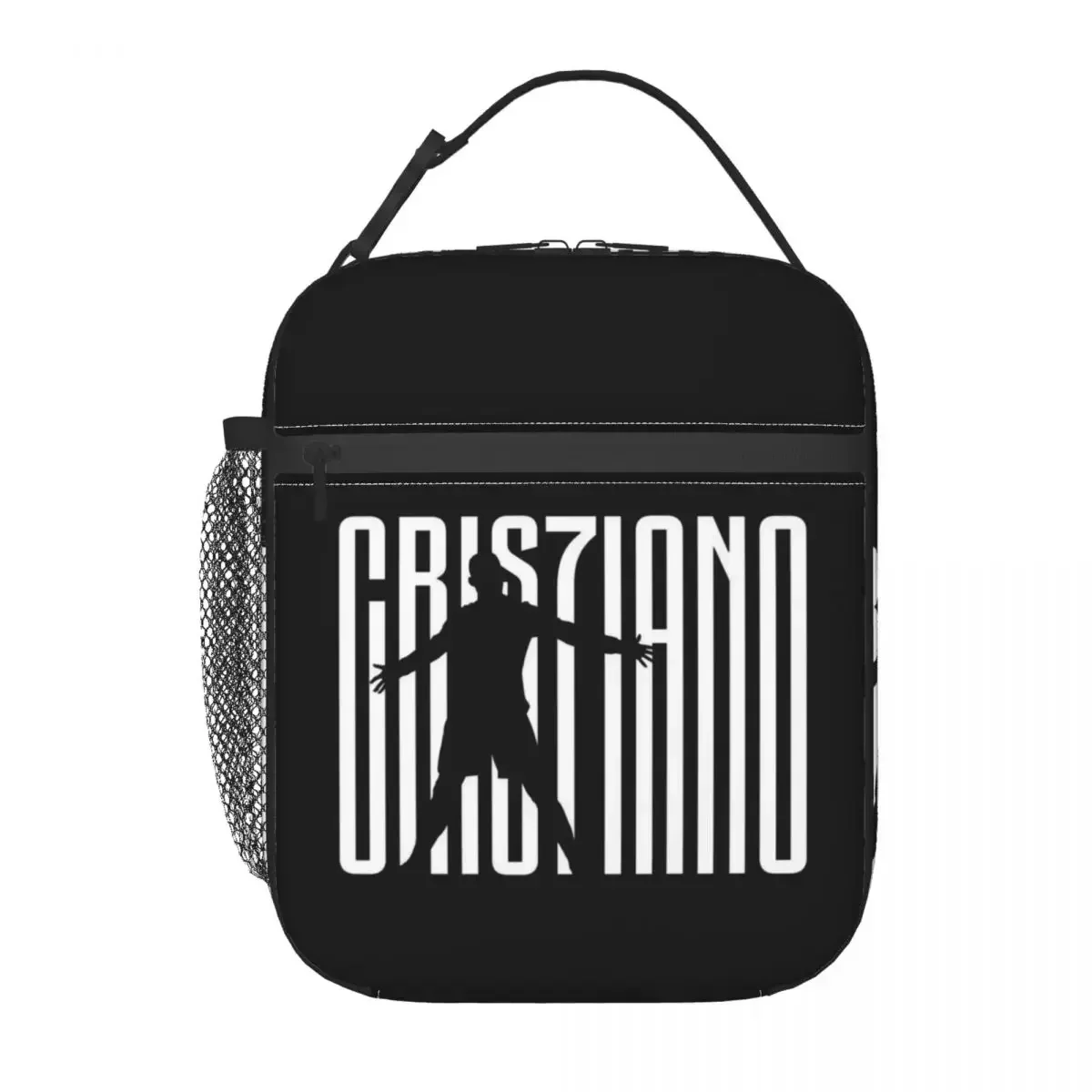 CR7 Football Insulated Lunch Bag for Women Resuable Ronaldos Soccer Thermal Cooler Lunch Box Office Picnic Travel