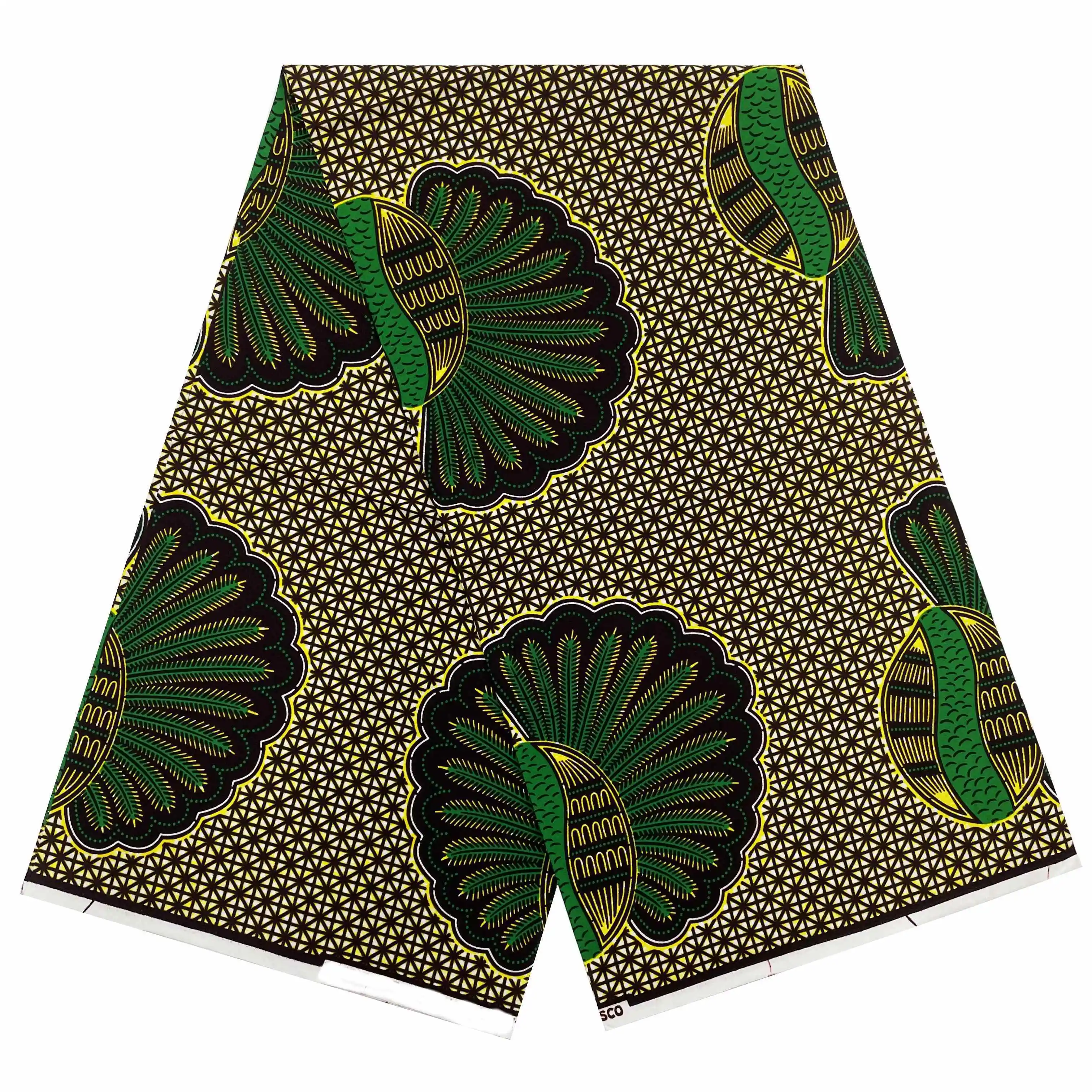 Ankara Fabric African Real Wax Print Fabric 100% Cotton High Quality 6 Yards African Fabric For Party Dress Nigeria Ankara Wax