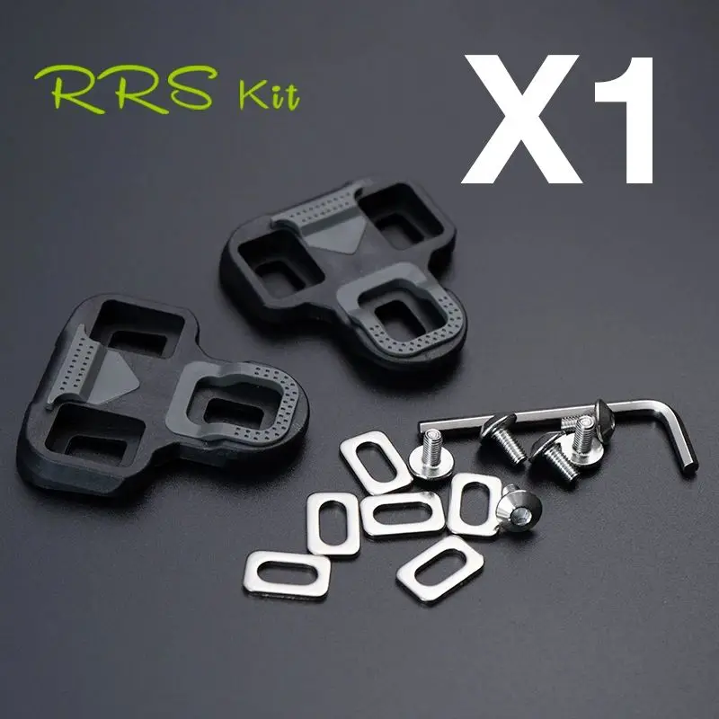 Rrskit Road Bicycle Pedal Cleats 6x Washers M5 Screws  Wrench For Keo Cleat Repair M5 Screw Gasket No-slip Accessory