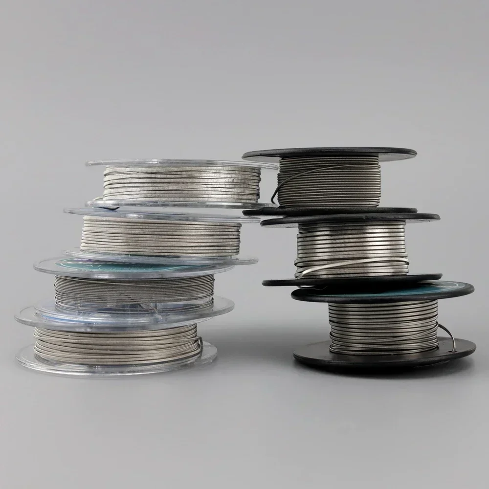 Herramientas de reparación de cables, 23 modelos, estilo D-L/M-TL/R-DL/BO-RO, 10/15 pies cada rollo, Ni80Cr20/A1/316L, Agujero coi-l de 2,0/2,5/3,0mm