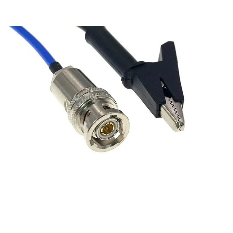 For Alligator clip to BNC three coaxial cable 1553B to alligator clip RF cable 553 three coaxial(1pcs)