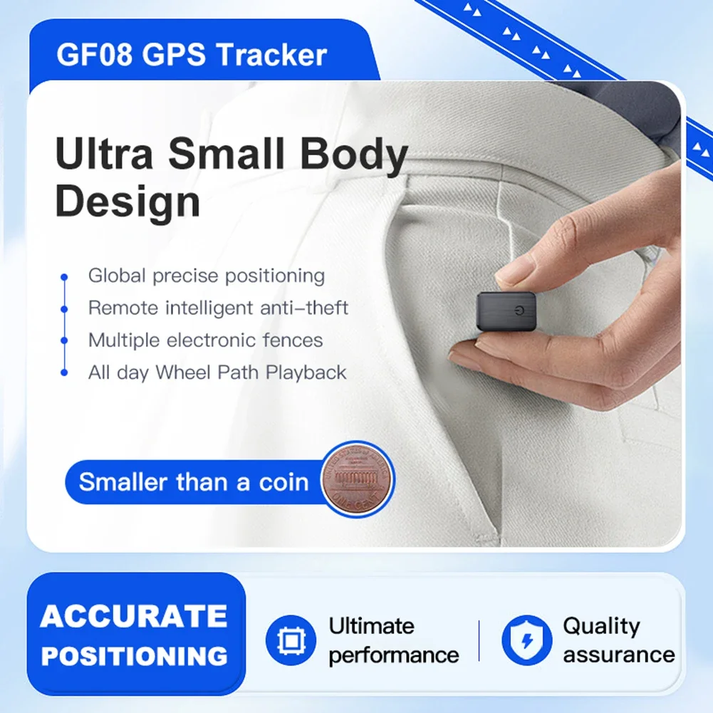 GF08 Mini Magnetic GPS Trackers GF07 Real-time Locator Anti-theft Vehicle GSM GPRS Tracker Locator 2G Networks GPS Locator