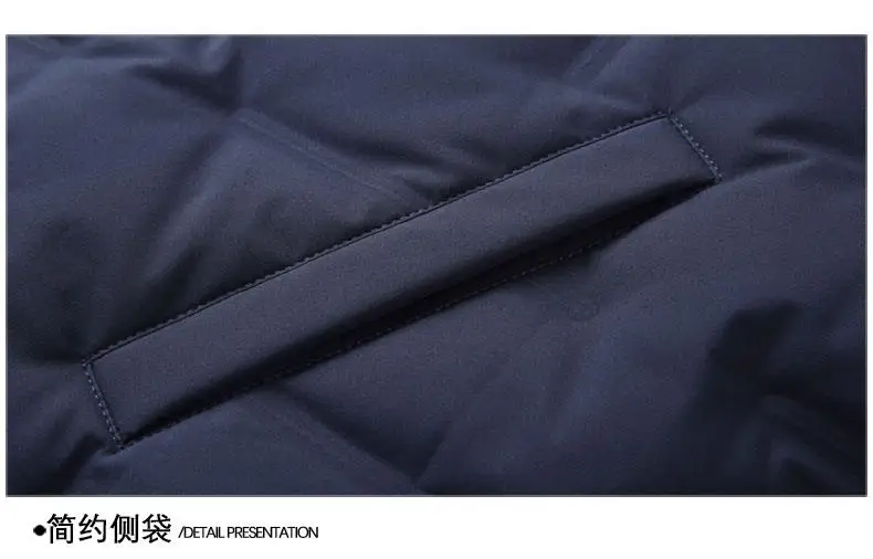 Men's 50% White Duck Down down coat 2026 winter turndown collar warm Down Jackets men fashion light and thin Jacket M-4XL
