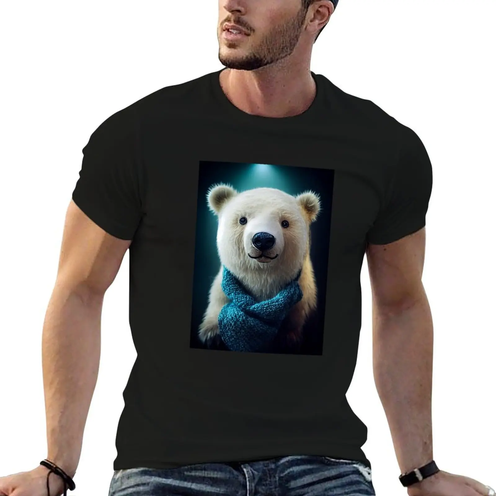 Happy Rufus T-Shirt animal prinfor boys cotton graphic tees slim fit t shirts for men