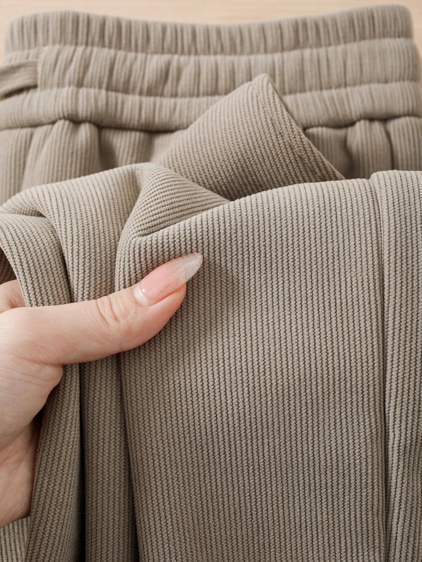 

Thiened Fce Corduroy Pants Men's Khaki Loose Casual Sweatpants Straight Sport Pants Autumn Winter Wear Comfortable Trousers