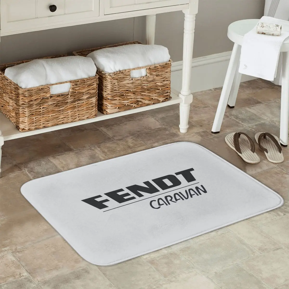 

Fendt Caravan2 Противоскользящий коврик для двери, напольный коврик, пыленепроницаемый ковер для кухни, входа, дома, спальни, коврики для ног