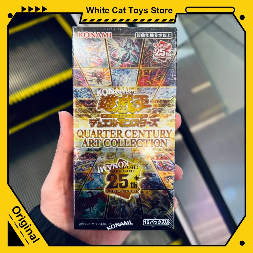 

Original KONAMI QCAC Yugioh 25th QUARTER CENTURY ART COLLECTION Cards Japanese Booster Box Game Collection High Explosive Rate