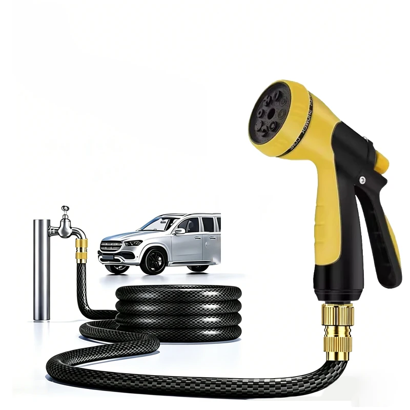 NEW 8 Function Car wash gun Garden Water Gun Sprinkler Garden High-Pressure Car Washing Water Gun Garden Watering Sprinkler ﻿