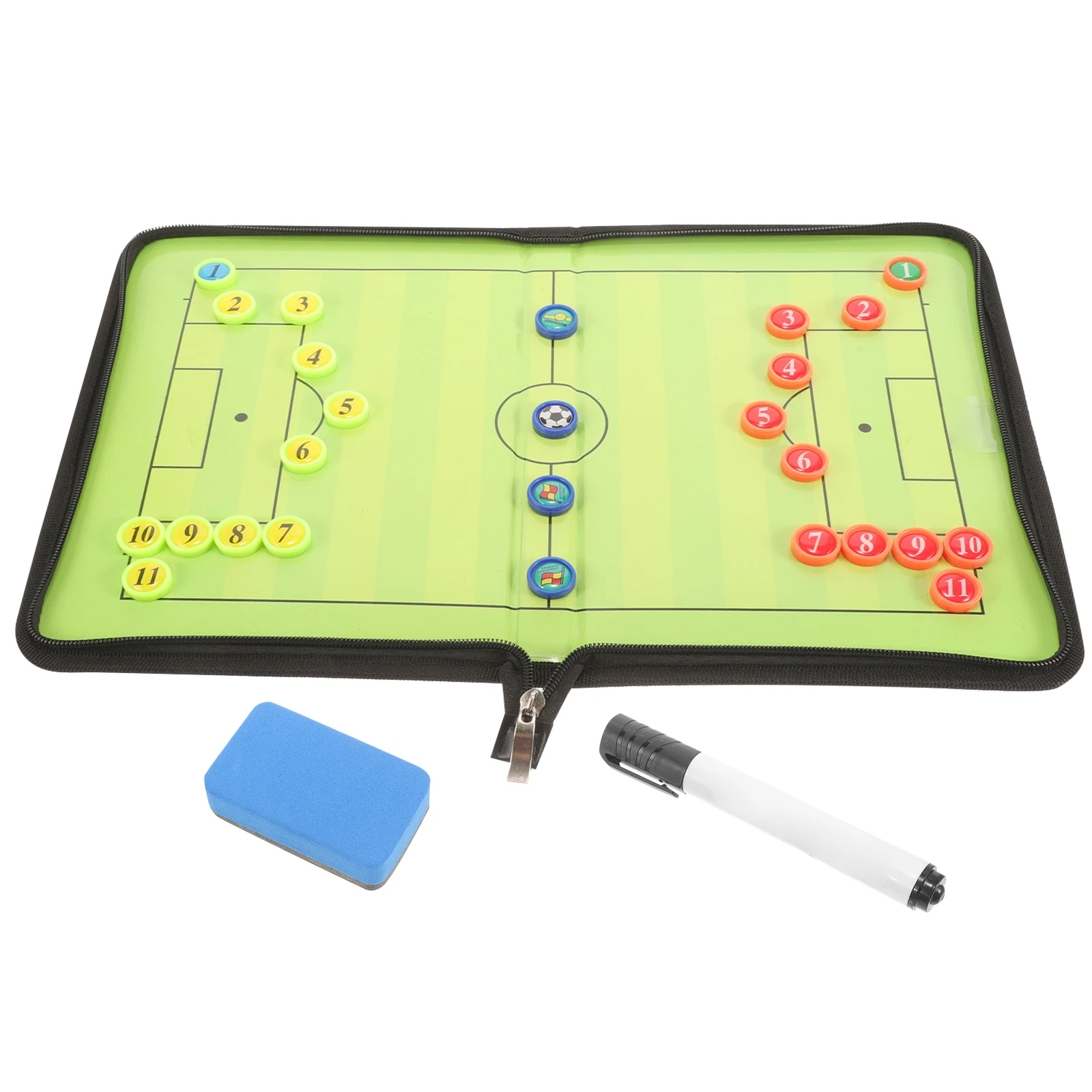 Football Soccer Magnetic Board Coaching Strategy Kit Smooth Surface Lightweight User Friendly Gift Idea