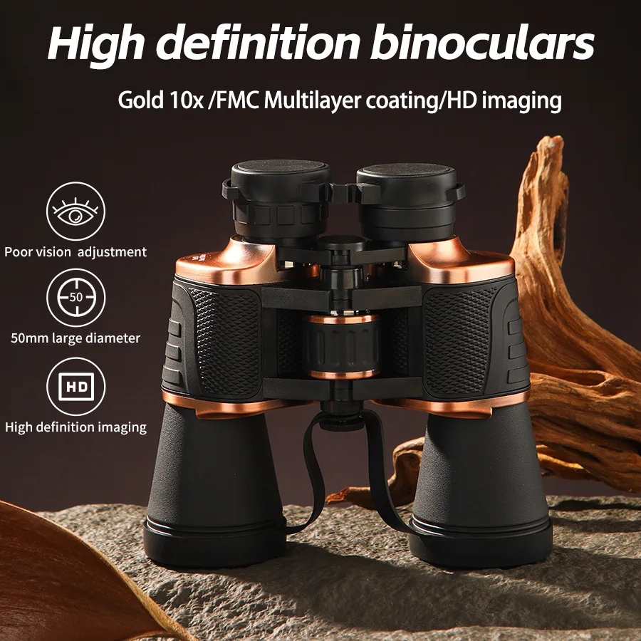 Maifeng 20x50 High Power Binoculars Bak4 Fmc Full Multi Coated With Low Light Night Vision Telescopes For Bird Watching Hunting