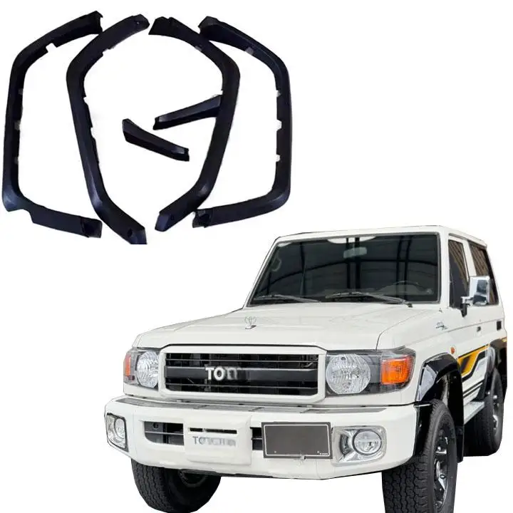

Колесные арки, накладка на крыло для бровей для Toyota Land Cruiser LC70, одинарная кабина (короткая кабина), 2 двери