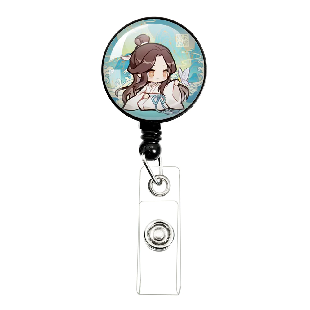 Carretel de Emblema Retrátil Anime, Tian Guan Ci Fu, Bênção do Oficial do Céu, Hua Cheng Xie Lian Character, Cosplay, Presentes de Jóias