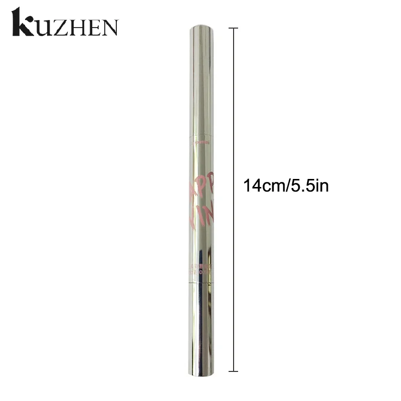 Cappuvini 1PCS Double-headed Nude Lip Liner With Fluffy Lip Brush Lip Makeup Long Last Velvet Matte Mist Lipstick Outline Lips