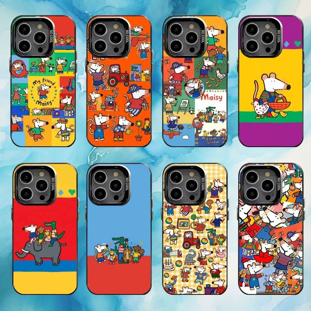 

Mouse Playful Universe Phone Case For iPhone17,16,15,14,13,12,11 Plus,Pro Max Black Candy silver phone case