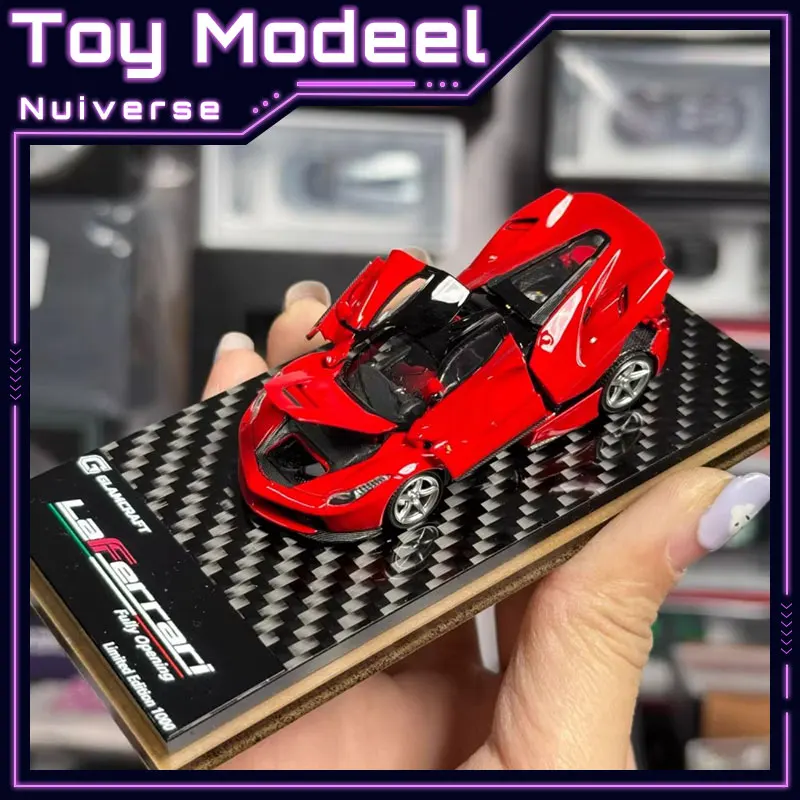 

GlAMCRAFT 1:64 Ferrari LaFerrari Super Realistic High Detail Diecast Alloy Simulatio Car Model Collectible Ornament Perfect Gift