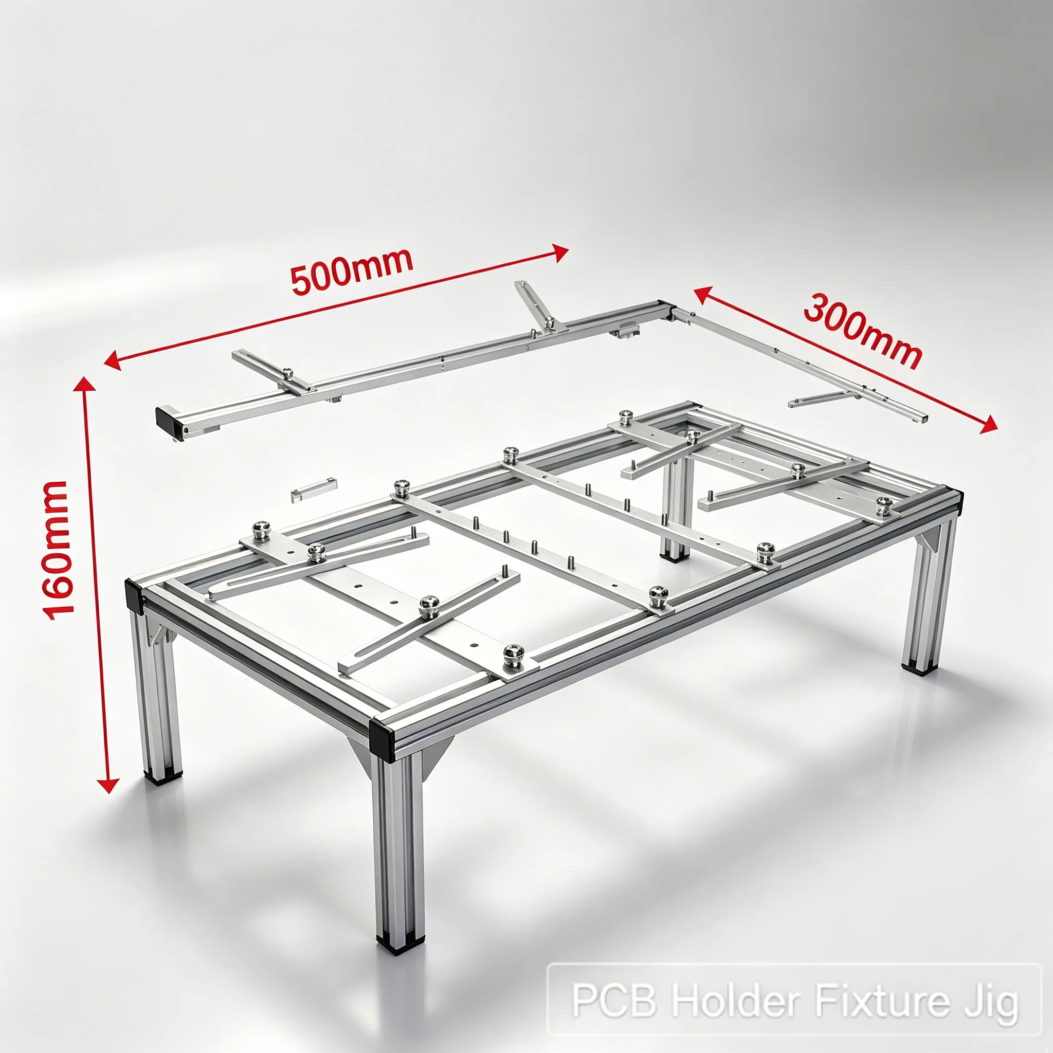 Universal PCB Holder Fixture Jig 500*300*160mm BGA PCB Bracket Clamp for BGA Rework Station Motherboard Repair Tool