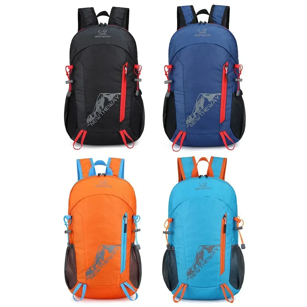 20L Outdoor Hiking Backpack Bag Lightweight Foldable Backpack Waterproof Nylon Travel Large Capacity Portable Hiking Cycling Bag