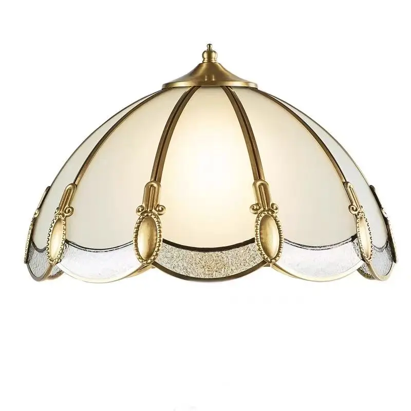 1PC Tiffany Style Elegent Glass Ceiling Pendant Light Wide Lampshade