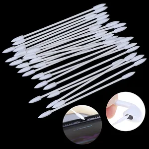 100 Pcs Dust Free Disposable Cleaning Swab Cotton Stick For AirPods Earphone Headphone Phone Charge Port Accessories